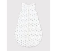 Gigoteuse bébé en velours imprimé baleines TOG 3 Petit Bateau - blanc - Taille naissance/6 mois NAI/6M bleu/bleu
