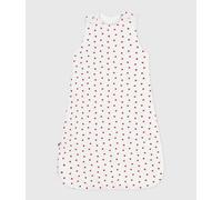 Gigoteuse bébé en velours imprimé caurs TOG 3 Petit Bateau - blanc - Taille naissance/6 mois NAI/6M blanc/rouge