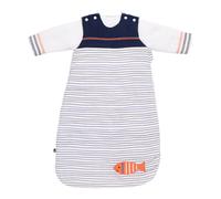 Gigoteuse Bébé Hiver À Manches Amovibles Marinière Blanc