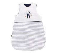 Gigoteuse bébé hiver naissance en double gaze de coton marinière