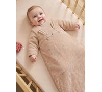 Gigoteuse bébé velours côtelé beige 0/6M