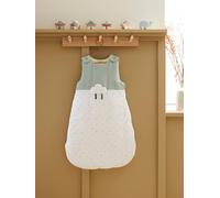 Gigoteuse bi-matière MENTHE A L'EAU blanc / vert 18/36M