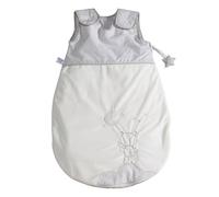 Gigoteuse - Céleste - été - 0 à 4 mois - en coton blanc