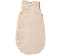 Gigoteuse en Gaze de Coton Double pour Bébé, Forme Kimono, Couleur Biscuit (6-18 mois)
