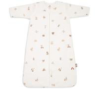 Gigoteuse chaude à manches amovibles ecru, beige, marron 3/6M(60/67)