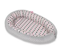 Velinda Gigoteuse,Cocon pour Le bébé (Dessin: Coeurs Roses-Noirs-Gris - Gris)