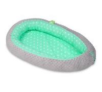 Gigoteuse Cocon Etoiles Blanches Sur Fond Bleu Menthe Gris
