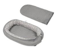 Gigoteuse Cocon Toiles Blanches Sur Fond Gris Gris