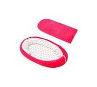 Velinda Gigoteuse,Cocon pour Le bébé (Dessin: étoiles Grises et Roses sur Fond Blanc - Rose)