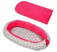 Gigoteuse Cocon Pois Sur Fond Gris - Rose