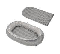 Gigoteuse Cocon Toiles Blanches Sur Fond Gris Gris