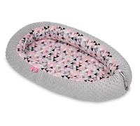 My Velinda – Gigoteuse Cocon pour bébé – Motif triangles roses et gris