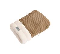 Gigoteuse de chat confortable : sac de couchage chaud d'hiver en peluche épaisse, lit doux pour et petits chiens | Baciliseur de sommeil épaissi lavable pour animaux de compagnie jusqu'à 8 kg,