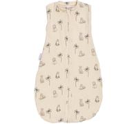 Gigoteuse d'emmaillotage 2-en-1 - CANDIDE - 55 cm - 0/3 mois - Blanc imprimé lange tigre
