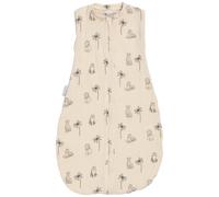 Gigoteuse d'emmaillotage 2-en-1 - CANDIDE - 55 cm - 0/3 mois - Blanc imprimé lange tigre