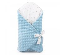 Gigoteuse D'emmaillotage Volutive- Minky Stella Bleu
