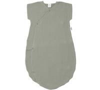 Gigoteuse d'été forme kimono double gaze vert de gris (6-18 mois)