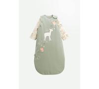 Gigoteuse d'hiver en molleton lison vert 0/6M(50/67)