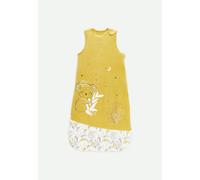 Gigoteuse d'hiver en velours adele jaune 0/6M