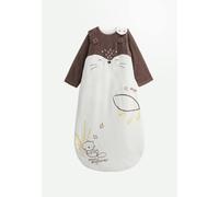 Gigoteuse D'hiver En Velours Avec Manches Amovibles Cracotte Marron 6/18M