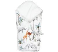 Couverture D'emmaillotage Évolutive En Coton Safari Safari, Vert, Gris, Blanc TU