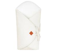 Couverture d'emmaillotage évolutive en lin écru TU