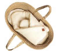 Couverture d'emmaillotage en gaze de coton jeanne écru TU