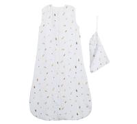 Gigoteuse en coton bio - timouki blanc 0/6M