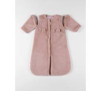 Gigoteuse en fausse fourrure rose 18/24M