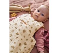 Gigoteuse en gaze de coton personnalisable GRENIER écru / multicolore 18/36M