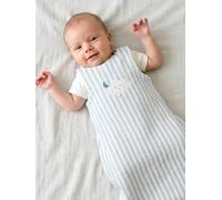 Gigoteuse été en gaze de coton DANS LES NUAGES rayé bleu 6/18M