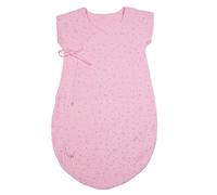 Gigoteuse d'été légère en double gaze de coton uni rose 6/18M(67/81)