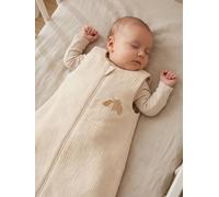 Gigoteuse été ouverture centrale gaze de coton BABYLON écru 0/6M