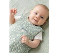 Gigoteuse été personnalisable MARGUERITE en gaze de coton bleu imprimé 18/36M