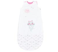 Gigoteuse évolutive en coton - chapaillettes blanc 6/18M