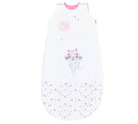 Gigoteuse évolutive en coton - chapaillettes blanc 6/18M