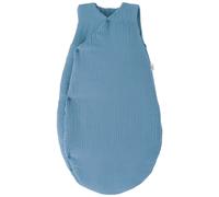 Gigoteuse forme kimono double gaze pierre bleue (18-36 mois)