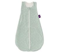 Gigoteuse GOTS LIEBMICH, motif feuilles menthe, taille 60 - chaîne de fabrication contrôlée et certifiée selon les directives mondialement reconnues.