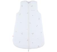 NOUKIE'S - Gigoteuse 70 cm Fluffy, Orso & Lily en mousseline brodée blanche - Douce et confortable - De 1 à 6 mois