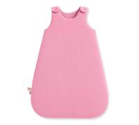 Gigoteuse hiver en coton bio rose 0/6M