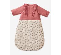 Gigoteuse hiver manches amovibles bi-matière GRENIER bois de rose 18/36M