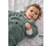 Gigoteuse hiver manches amovibles en polaire Ours GREEN FOREST vert sauge 18/36M
