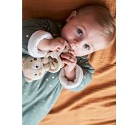 Gigoteuse hiver manches amovibles GREEN FOREST vert / pois dorés 0/6M