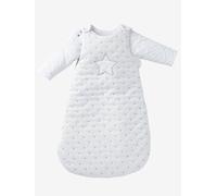 Gigoteuse hiver manches amovibles PLUIE D'ETOILES blanc 6/18M