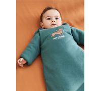 VERTBAUDET Gigoteuse hiver manches longues amovibles ACHILLE vert sapin 6/18M