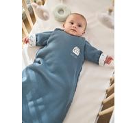 Gigoteuse hiver manches longues amovibles HYGGE bleu grisé 6/18M