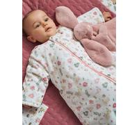 Gigoteuse hiver manches longues amovibles LAPIN ENCHANTÉ blanc imprimé 18/36M