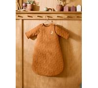 Gigoteuse hiver quiltée manches amovibles en gaze de coton bio* NUITS DE RÊVE caramel 18/36M