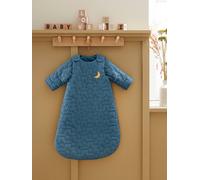 VERTBAUDET Gigoteuse quiltée manches amovibles en gaze de coton bio* NUITS DE RÊVE marine 18/36M