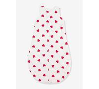 Gigoteuse imprimée coeurs blanc 18/36M